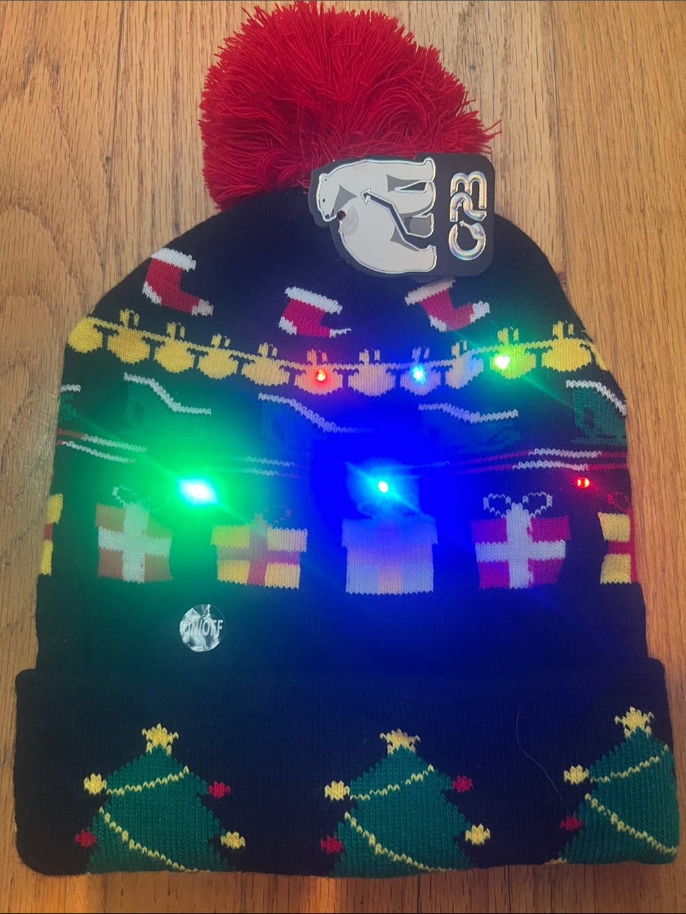 Holiday Hat with Lights